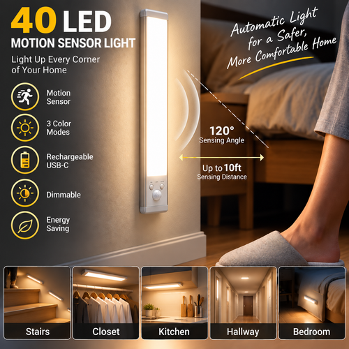 Ultra-Slim Smart Motion-Activated Light