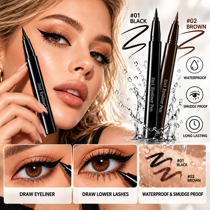 WATERPROOF 2IN1 EYELINER