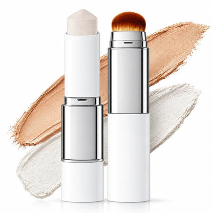 2-in-1 Color-Adapting Foundation Stick with Built-In Brush – Seamless Coverage