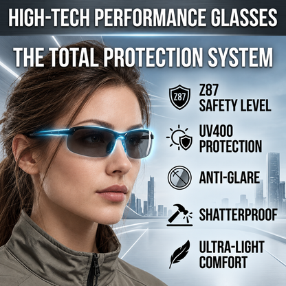 🔥 Intelligent Auto-Focus Zoom Glasses👓 - Blue Light Blocking & Anti-Eye Strain Rimless Eyewear