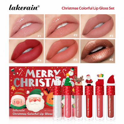 Christmas 3D Figurine Lip Gloss Collection