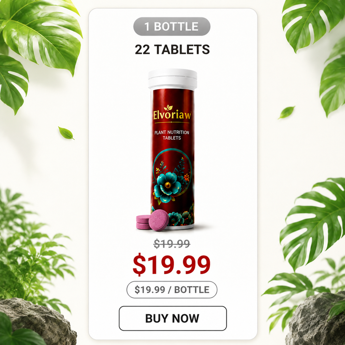 🥇 Elvoriaw  Plant Nutrition Tablets