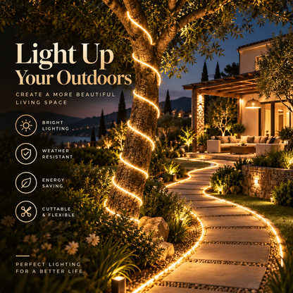 220V Driver-Free COB LED Strip Light Plug In & Light Up with Smooth, Seamless Illumination