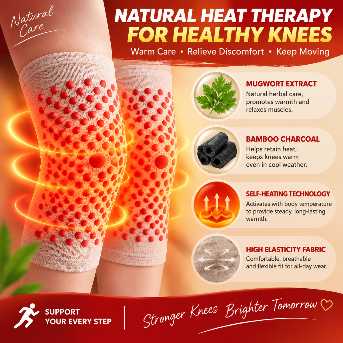 The Heated Knee Support That Helps You Move Comfortably Again