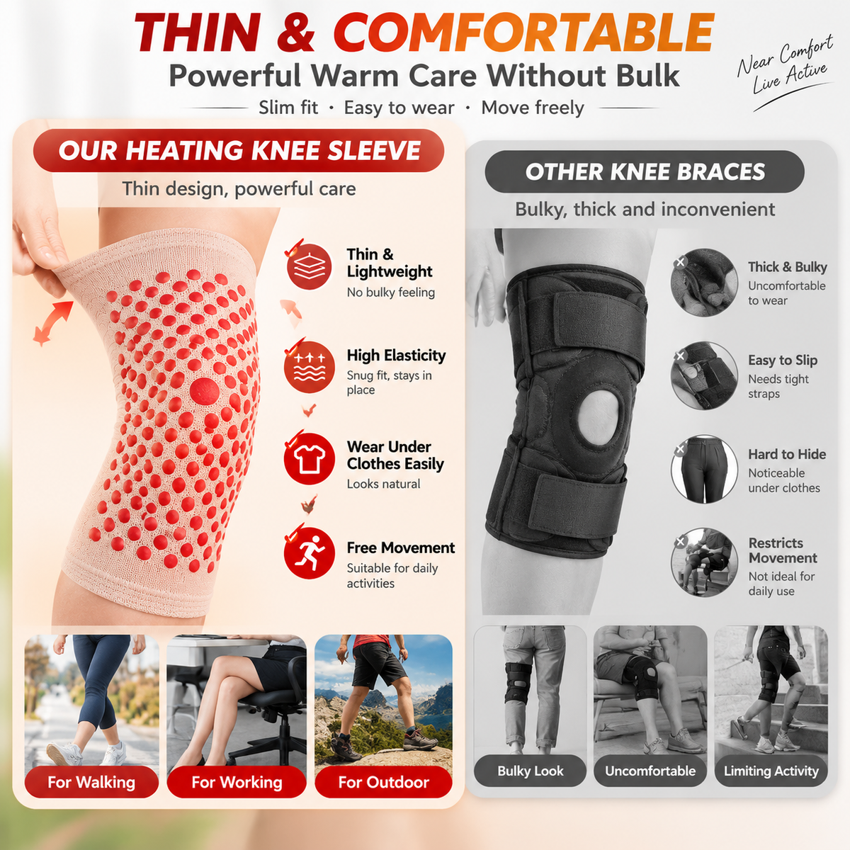 The Heated Knee Support That Helps You Move Comfortably Again