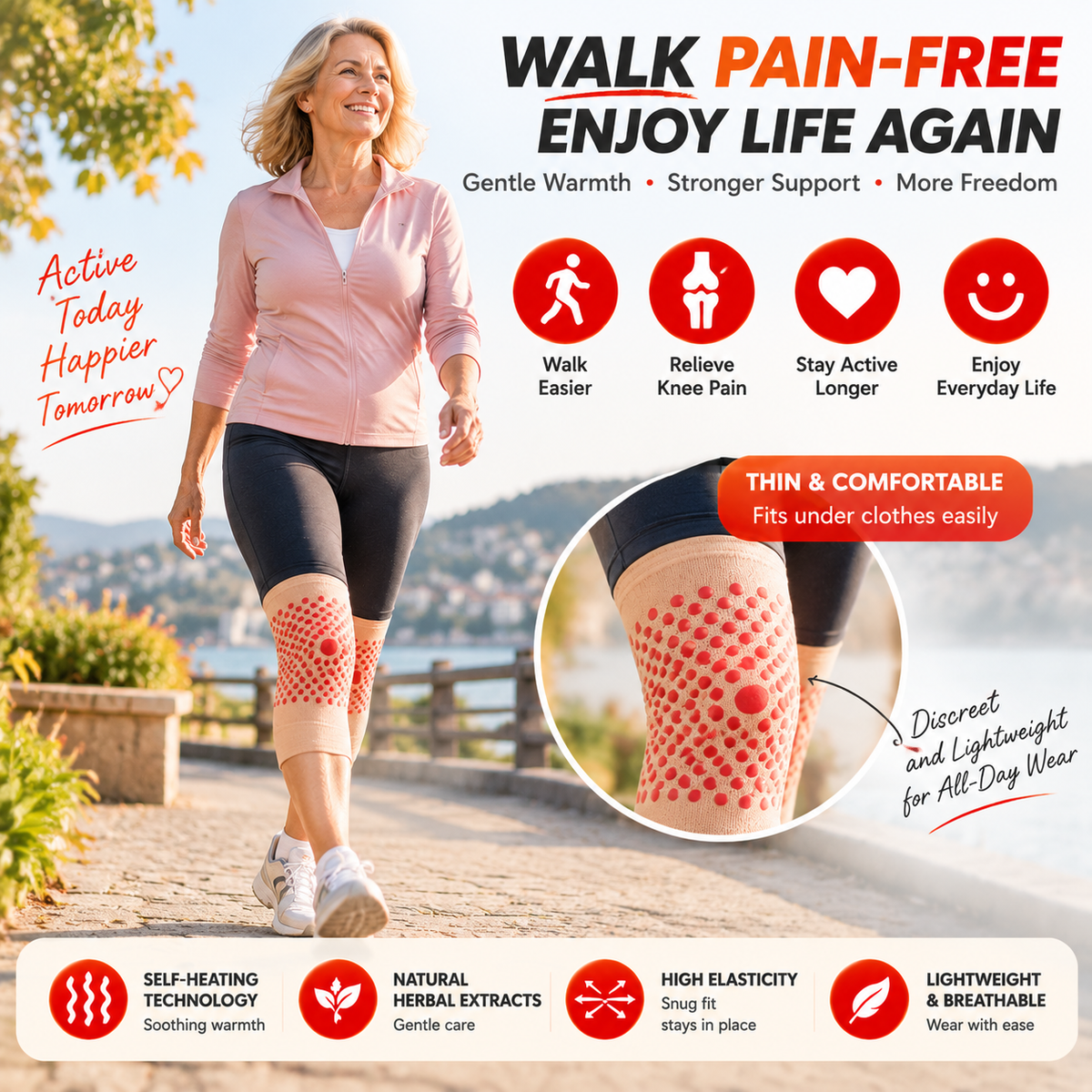 The Heated Knee Support That Helps You Move Comfortably Again